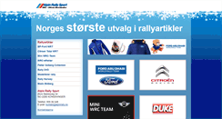 Desktop Screenshot of alpinrally.no